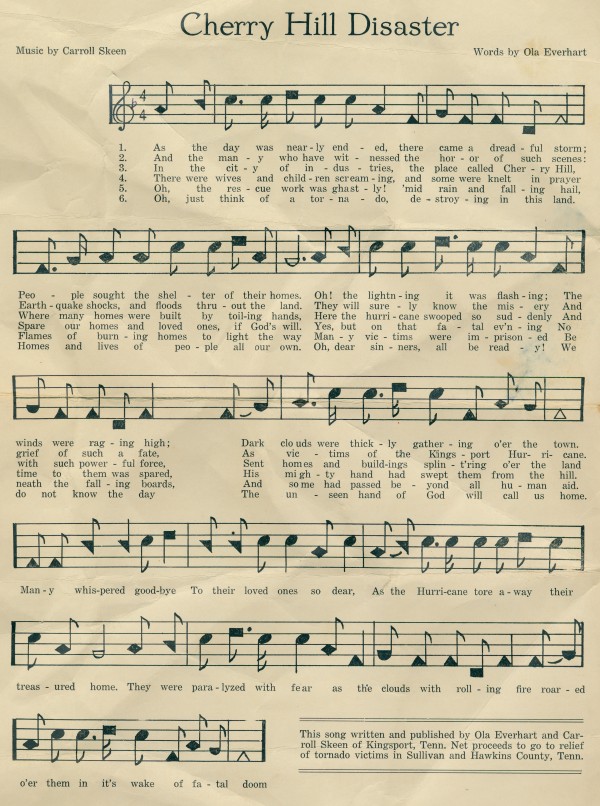 sheet music